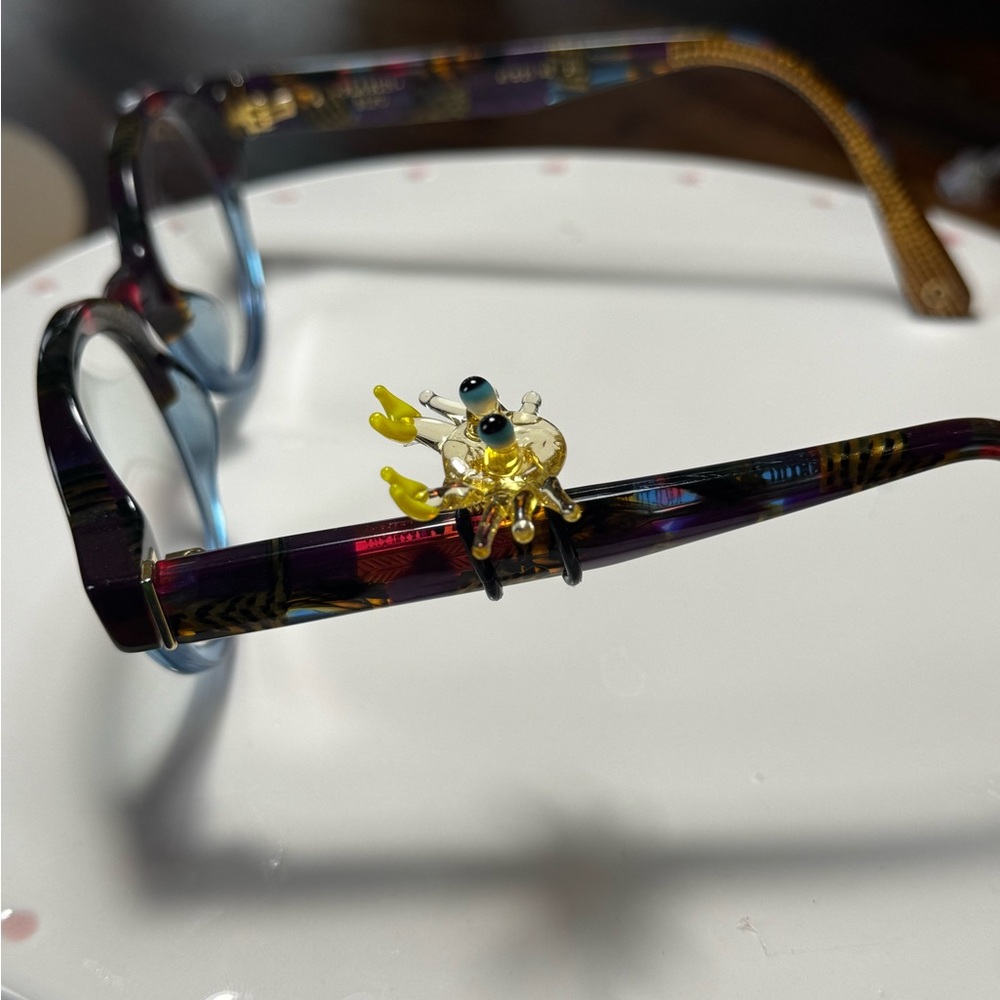 Crab Glasses Decor